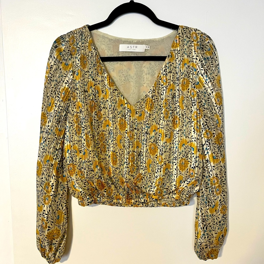 ASTR Cropped Blouse size XS